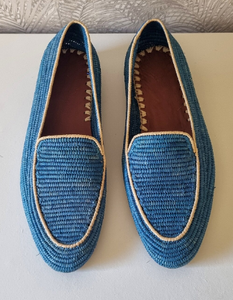 Zapatos de rafia para hombre, mocasines de rafia hechos a mano personalizados para hombre, zapatos de hombre marroquí, zapatos clásicos de rafia de gama alta - Product Image 3