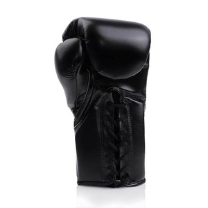 Gants de boxe en cuir Pro de qualité supérieure grands gants de boxe 16 OZ gants de boxe professionnels pour l'utilisation de sparring de concours de compétition - Product Image 5