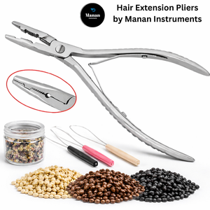 Pinzas de Alta Calidad para Extensiones de Cabello con Micro Anillos, Herramienta de Salón de Acero Inoxidable - Product Image 6