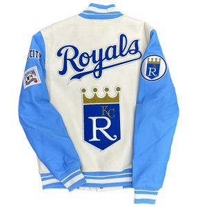 เสื้อแจ็กเก็ตผ้าขนรอยัลพร้อมแขนหนังงานปักตามสั่งพิมพ์ลายสำหรับนักเรียนฐานโรงเรียน - Product Image 5