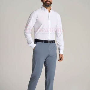 Camisa de vestir de algodón 100% para hombre, el mejor Material, ropa de verano cómoda y a la moda, precio de fábrica - Product Image 4