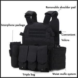 Nylon Pouch Molle Gear Tactical Vest Body Hunting Plate Carrier Airsoft Accessories Combat <strong>War</strong> Game Security Vest