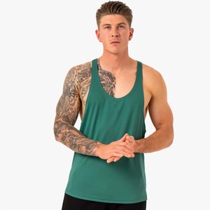 Custom <b>Bodybuilding</b> Stringer tank Tops Mens Gym Singlets Stringer Cotton Activewear Fitness Wear <b>Vest</b> Muscle Sleeveless Shirt - Product Image 1