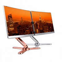 Monitor Portátil Triple con Pantalla LCD Doble de 14 Pulgadas, Retroiluminación LED, Resolución 1080p, Interfaz HD para Computadora Portátil