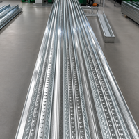 Tôle de plancher en acier galvanisé de type ouvert YX51 305 915 pour la construction de dalles de béton à usage intensif