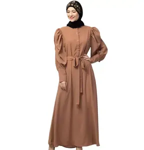 Fabriek Maakte Redelijke Prijs Vrouwen Abaya Nieuw Trendy Design Dames Abaya Alle Maten Beschikbaar 2024