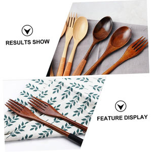 Cuillère et fourchette en bois fabricant de couverts en vrac de l'Inde Design tendance couverts en bois faits à la main décor à la maison haut élégant - Product Image 6