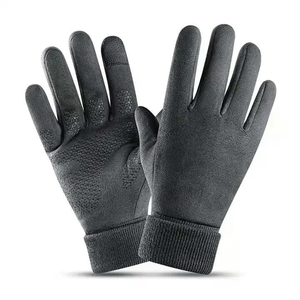Gants de ski en cuir souple et élégant de haute qualité Logo personnalisable hiver épais chaud vélo motos coupe-vent caractéristique - Product Image 1