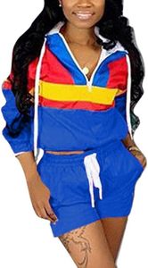 Conjuntos cortos cortavientos de nailon de alta calidad, ropa de calle de verano personalizada, impermeable, con cremallera y logotipo bordado, estilo informal - Product Image 5