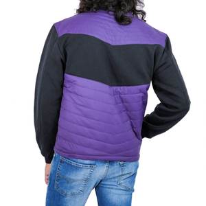 Chaqueta Acolchada Informal Ligera para Hombre, Largo Regular, con Cierre de Cremallera, Material Abrigado para Invierno, Tinte Liso - Product Image 2