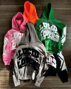 OEM personalizado de algodón polar chándal de gran tamaño pulóver Sudadera con capucha traje de chándal para los hombres - Product Image 3