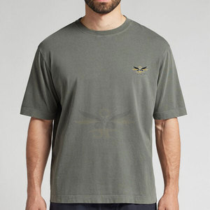 Camisetas extragrandes de color personalizadas para hombre, camisetas extragrandes con logotipo impreso al por mayor, camisetas extragrandes de alta calidad para hombre - Product Image 2