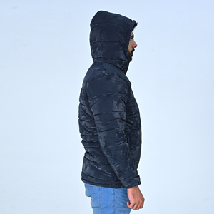 Kent Trading Company <b>Thick</b> Polyester Puffer Jacket Men <b>Winter</b> Hooded Zipper Warm Windproof Water Resistant Casual <b>Coat</b> Regular - Product Image 4