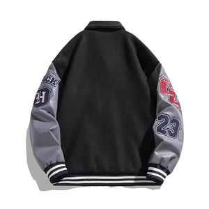 Veste de baseball Letterman légère et décontractée pour hommes, nouveauté, style de rue, vêtements grande taille - Product Image 5