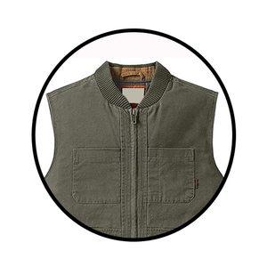 Venta al por mayor Premium 2025 nuevo diseño de alta calidad Retro hombres Slim Denim chaleco chaqueta sin mangas Jean chaleco Casual Denim chaleco - Product Image 5