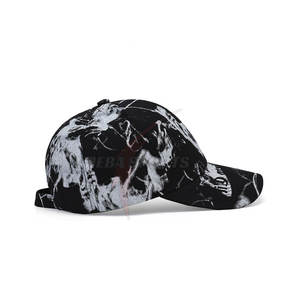 Chapeaux de baseball sportifs à 6 panneaux pour hommes de haute qualité, durables, respirants, imperméables, en tissu, design personnalisé, à motif de lettres, bas quantité minimale de commande - Product Image 6