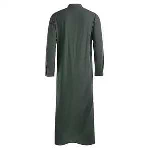 Jubba Thobe pour hommes de la meilleure qualité, nouveau style, vêtements islamiques, vente en gros d'usine, respirant, grande taille, robe musulmane Juba pour garçons et hommes - Product Image 2
