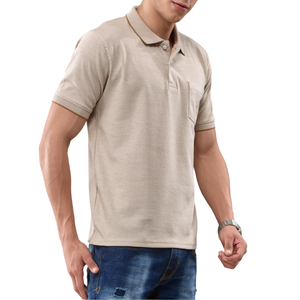Polos 100% coton pour hommes de qualité supérieure Vêtements décontractés respirants à manches courtes-Fournisseur en gros Polos à coupe confortable - Product Image 4