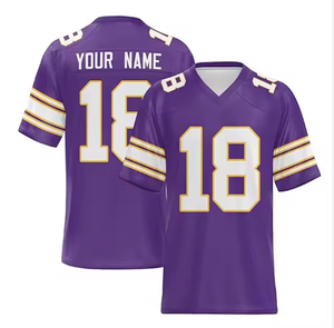 Nouvelle arrivée Maillot de football américain léger et respirant de grande taille Vêtements de football avec impression par sublimation de qualité supérieure - Product Image 5