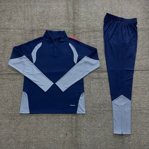 Custom Famous European Clubs Sports Football Tracksuit Half Zipper Soccer Tracksuits for Men Training Sportswear Tracksuit - Product Image 1