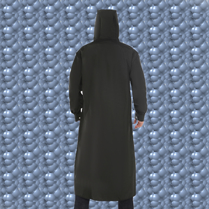 Chubasquero impermeable de gran tamaño negro personalizado 2024 con diseño de bolsillo, superventas, chubasquero para adultos para actividades al aire libre, pesca - Product Image 3