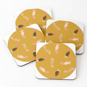 American Style Tea <b>Coaster</b> 100 MOQ Mat Bulk Rug <b>Coaster</b> with High Quality Mango/Acacia Wood Over Printed <b>Coasters</b> 4 Pieces <b>Set</b> - Product Image 6