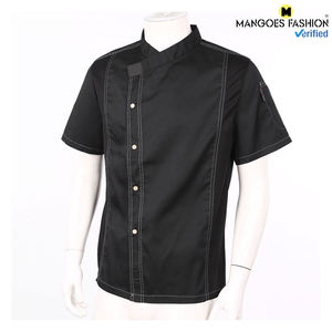 เสื้อแจ็คเก็ตเชฟ Unisex ระดับพรีเมียมสําหรับโรงแรมห้องครัวโรงอาหารอาหารคุณภาพสูงชุดทํางานผ้าชุ่มชื้น - Product Image 4