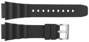 JD420 Unisex 20mm Black Silicone Sport Band Smartwatch Wristband Stainless Steel Adjustable Breathable Lightweight Durable Soft - Product Image 2