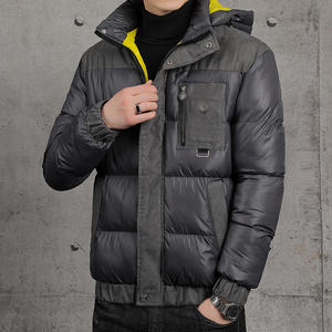 Top Trending Black Winter <b>Jacket</b> for Men Super Size Nylon Bomber <b>Jacket</b> Cold Resistance Canvas Clothing Low MOQ Plus Size Mens - Product Image 3