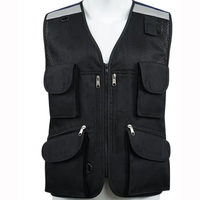 Gilet de sécurité en coton respirant, imperméable et ignifuge avec bande réfléchissante sur les bords, pour travaux de construction et circulation routière
