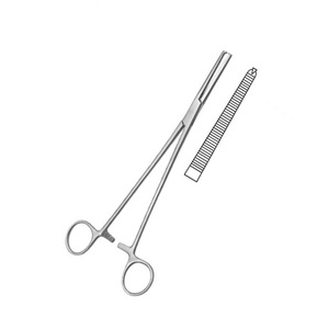 คีมหนีบช่องคลอดทางนรีเวชแบบโค้งงอ24ซม. เครื่องมือผ่าตัด - Product Image 3