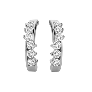 Pendientes de Aro de Cuarzo de Cristal Natural para Mujer Shah Gems, Plata de Ley 925 - Product Image 3