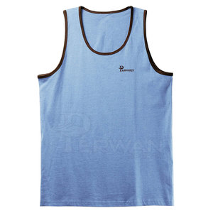 Men's Summer Tank <b>Top</b> Casual Breathable Quick Dry Knitted Polyester/Cotton Pakistan-Made OEM Service Summer Wear - Product Image 3