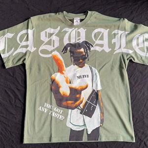 เสื้อยืดโอเวอร์ไซส์พิมพ์ลายดิจิทัลแบบกำหนดเองขายส่ง - เสื้อยืด DTG - Product Image 3