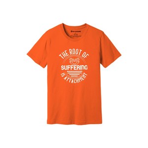 Camiseta informal de algodón 100% con impresión de temas de Buda en 3D, 12 opciones de color, 160-180, colocación de diseño personalizable GSM pesado - Product Image 3