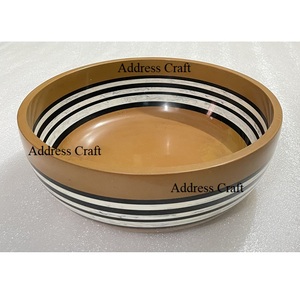 2025, superventas, ensaladera de resina de madera, vajilla de lujo, cuenco, Decoración de mesa, utensilios de cocina, cuenco de resina epoxi de madera, suministros para el hogar y el Hotel - Product Image 6