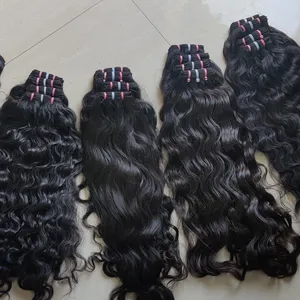 Best Offers 100% Natural Remy Machine Weft Hairs For Hair Extension By Indian jerry Hair Exporter Low Prices
