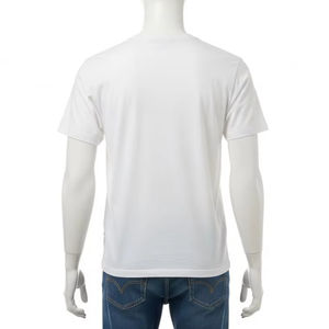 Camiseta de manga corta con cuello redondo, camiseta básica informal suave y transpirable de algodón para hombres y mujeres, uso diario - Product Image 3