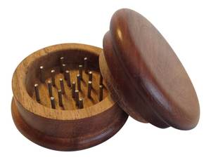 Molinillo de Hierbas de Madera de 54 mm y 2 Capas con Dientes Metálicos Afilados – Molinillo para Fumar con Opción de Logotipo Personalizado - Product Image 5