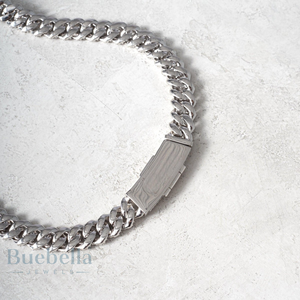 Hip Hop 12mm Moissanite cadena de eslabones cubanos Miami gargantilla collar 925 Plata VVS Moissanite Iced joyería fina - Product Image 4