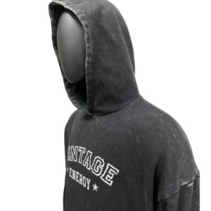 Sudaderas con capucha de gran tamaño de algodón 100% de calidad de lujo para hombre, ropa de calle de peso pesado con estampado personalizado para invierno - Product Image 3