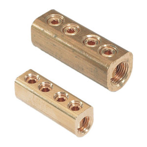 Connecteur électrique en laiton durable pour la distribution d'énergie et les installations électriques industrielles - Product Image 1