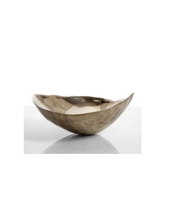 <b>Large</b> Decorative Brass <b>Serving</b> <b>Bowl</b> For Fruit Display In Kitchens And Living Rooms Enhancing Overall Home Aesthetics - Product Image 1