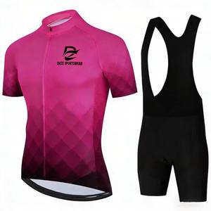 Venta al por Mayor de Conjuntos de Jersey de Ciclismo para Hombre, Logotipo Personalizado, Transpirable, Ropa Deportiva de Verano para Ciclismo al Aire Libre, Personalizable en Pequeños Lotes - Product Image 3