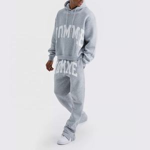 Ropa de entrenamiento deportivo personalizada de 2 piezas, traje transpirable para correr en el gimnasio, pantalón de chándal con capucha, chándal para correr, Fitness para hombres - Product Image 4