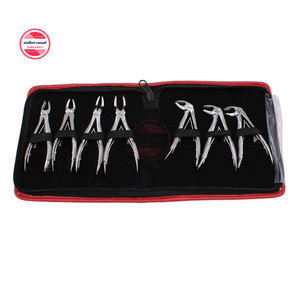 Pinzas de extracción Dental, instrumentos quirúrgicos de acero inoxidable, Forceps de extracción Dental de Ortodoncia con logotipo personalizado - Product Image 1