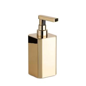 ที่จ่ายสบู่เหลวสีทองเหลืองพร้อมที่วางแปรง คุณภาพพรีเมียม ขายส่ง - Product Image 3