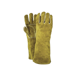 Gants de soudage en cuir pleine fleur pour la sécurité sans doublure pour l'été Gants en cuir de conducteur d'hiver doublés en polaire pour hommes - Product Image 5