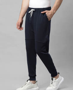 Pantalones de chándal apilados informales para hombre de primera calidad, pantalones de chándal transpirables ajustados de Color sólido, venta al por mayor, cantidad a granel - Product Image 1