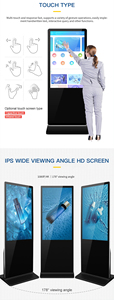 Màn Hình Quảng Cáo LCD 43 Inch Trong Nhà Đứng Trên Sàn Màn Hình Tương Tác Cảm Ứng Máy Quảng Cáo Kỹ Thuật Số Đứng Một Mình <span class=keywords><strong>Kiosk</strong></span> Quảng Cáo - Product Image 3
